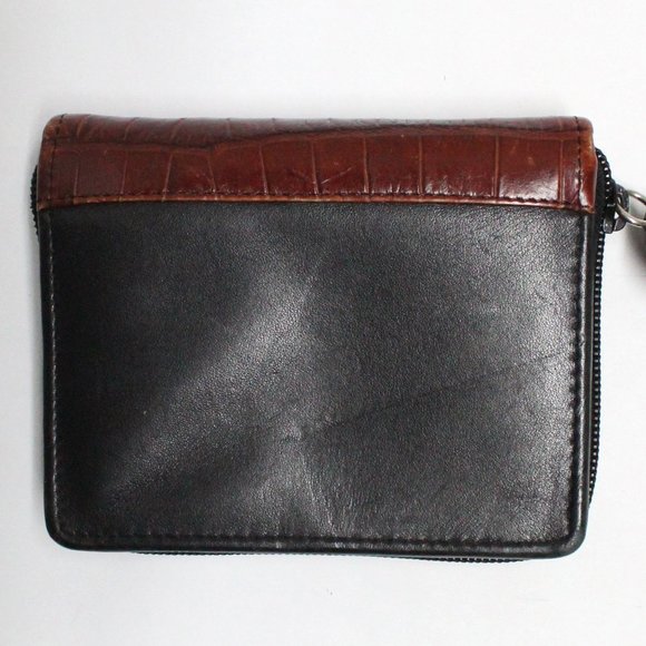 Black & Brown Heart Shaped Zipper Pull PDA Holder or Case Only - Picture 4 of 11